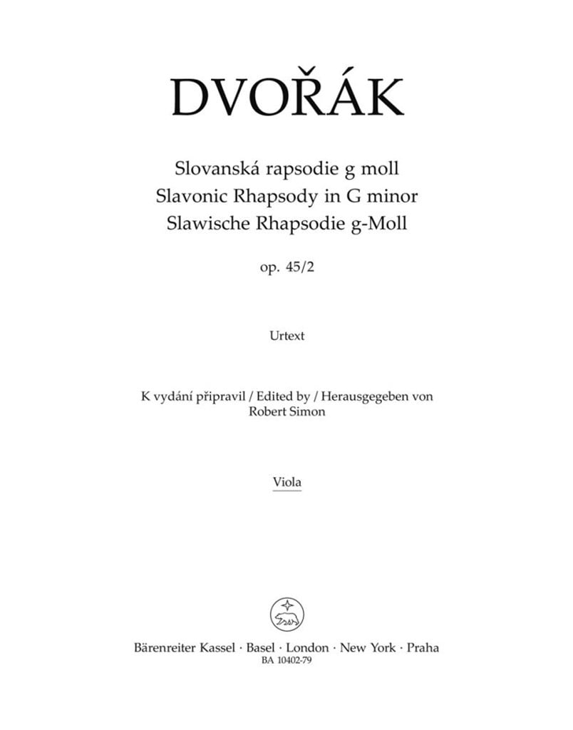 Slavonic Rhapsody in G minor